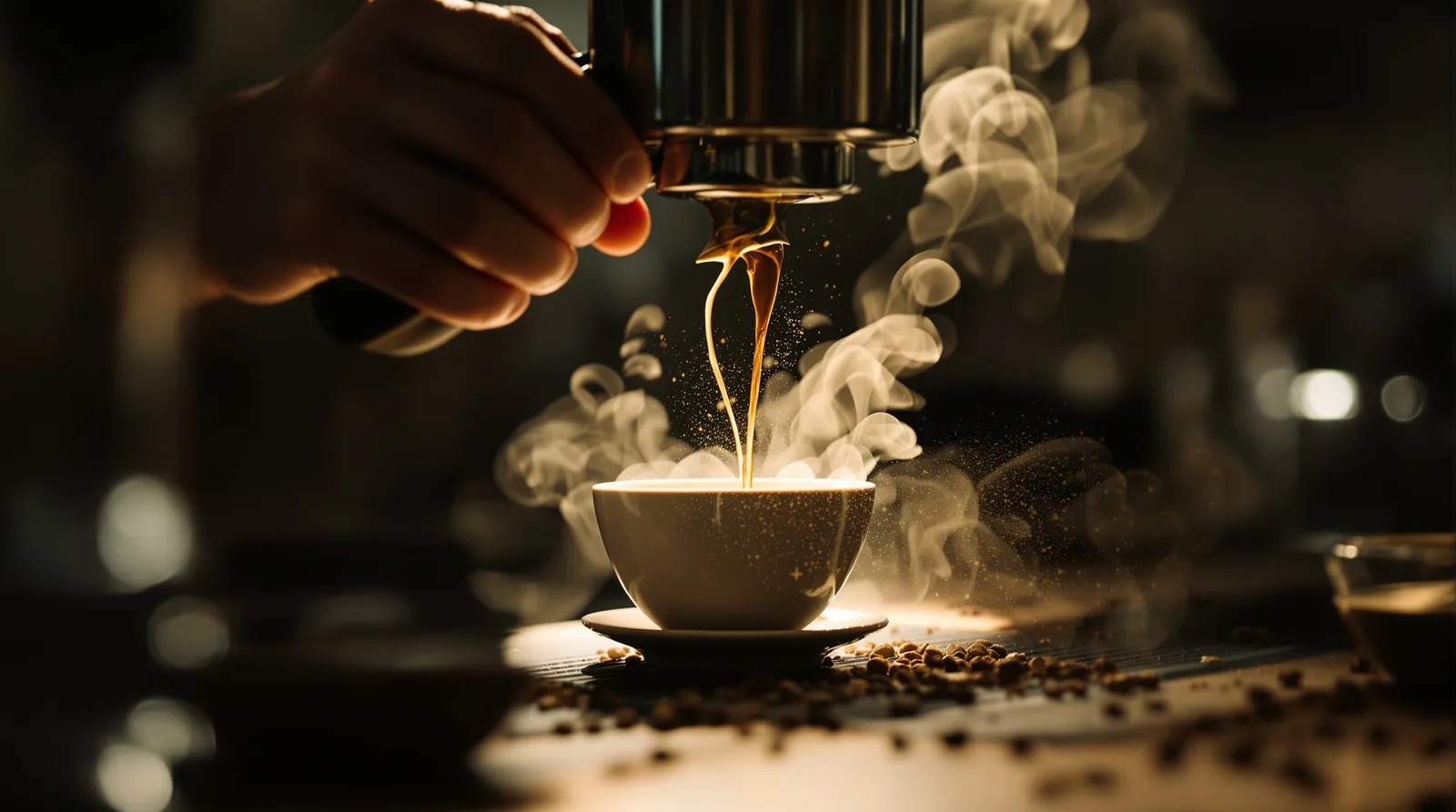 close-up coffee craft moment evoking arabica vs robusta: the difference