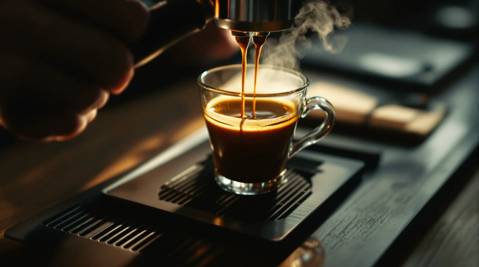 close-up coffee craft moment evoking barcelona's third wave scene is stuck in 2015 while madrid races ahead