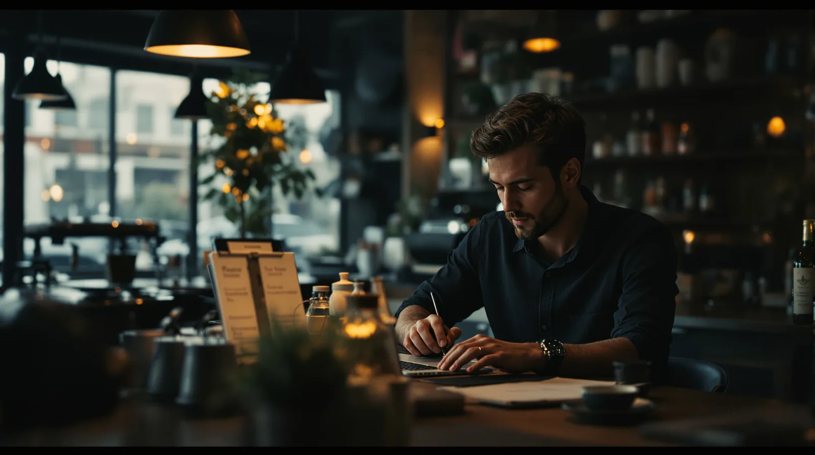 editorial hero image for how to write a coffee shop business plan