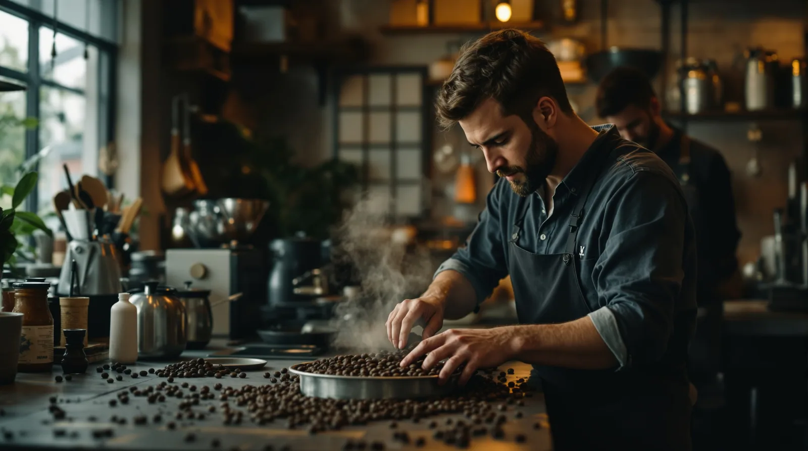 editorial hero image for how to start a coffee roastery business