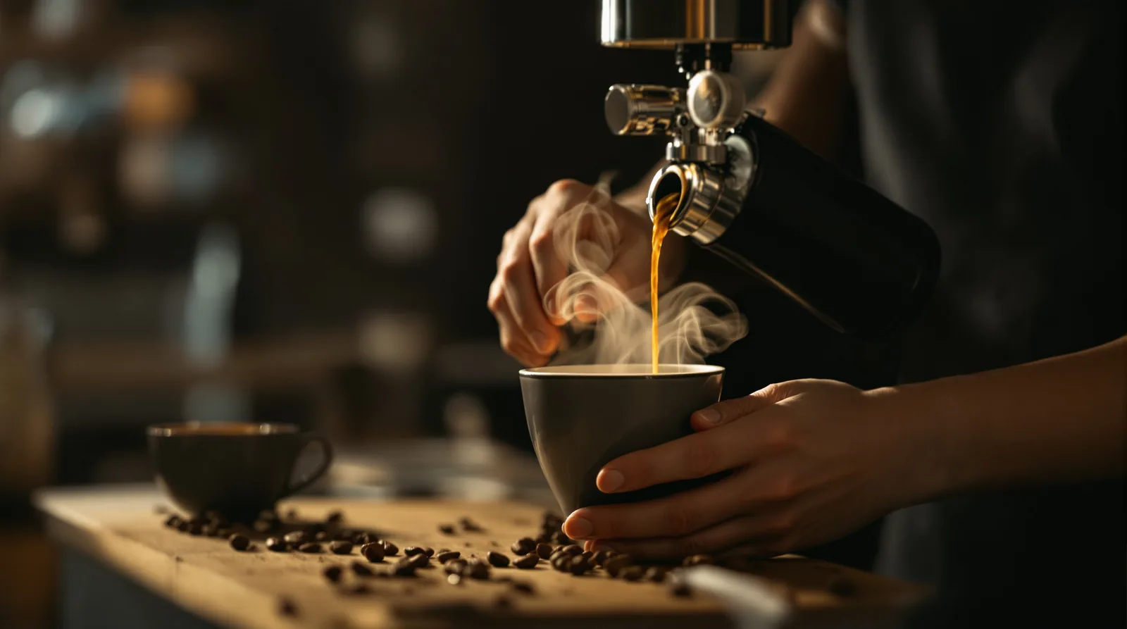 close-up coffee craft moment evoking what is cup of excellence? the coffee world's biggest prize, explained