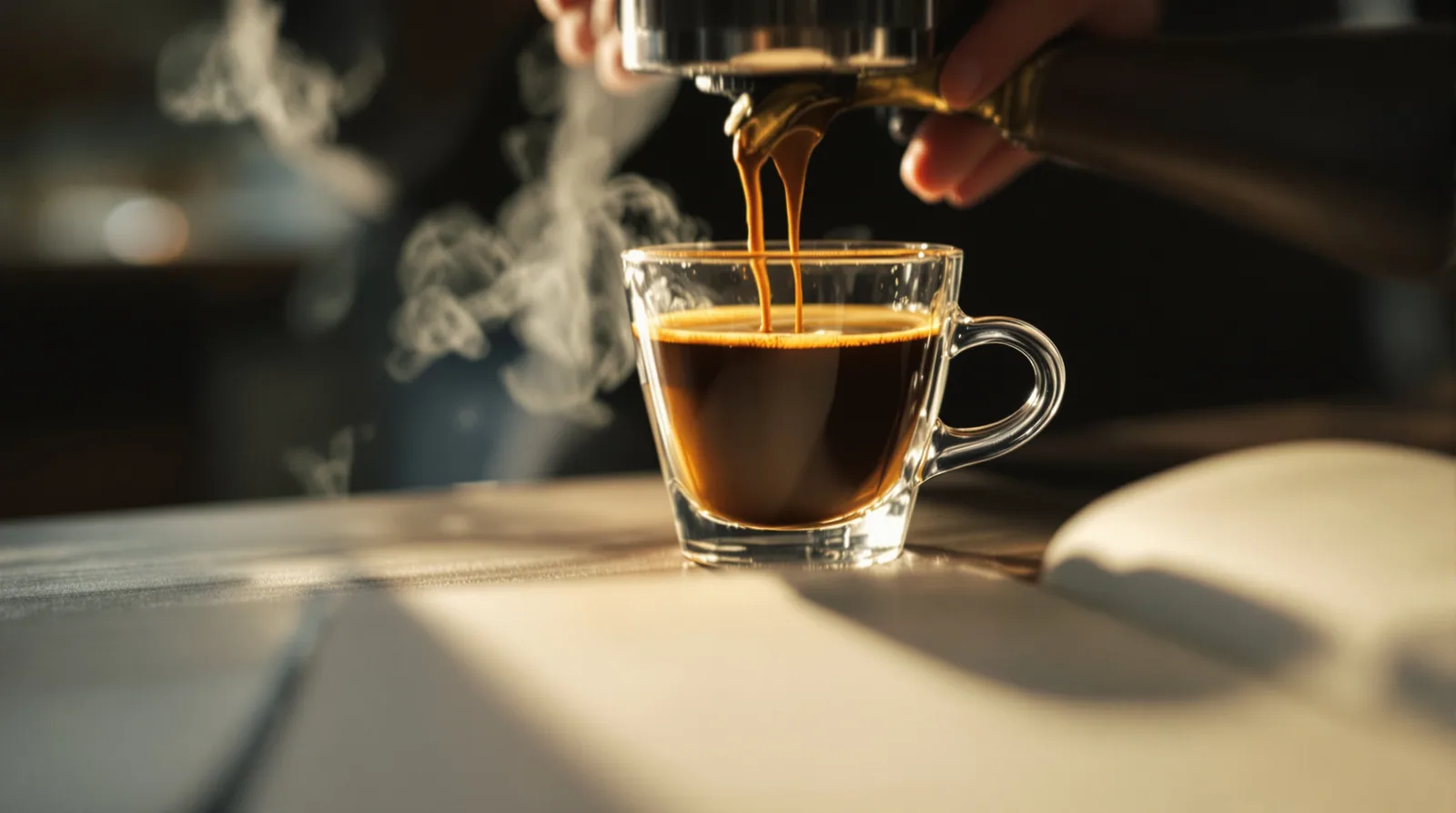 close-up coffee craft moment evoking why barcelona's third wave coffee scene feels more authentic than berlin's