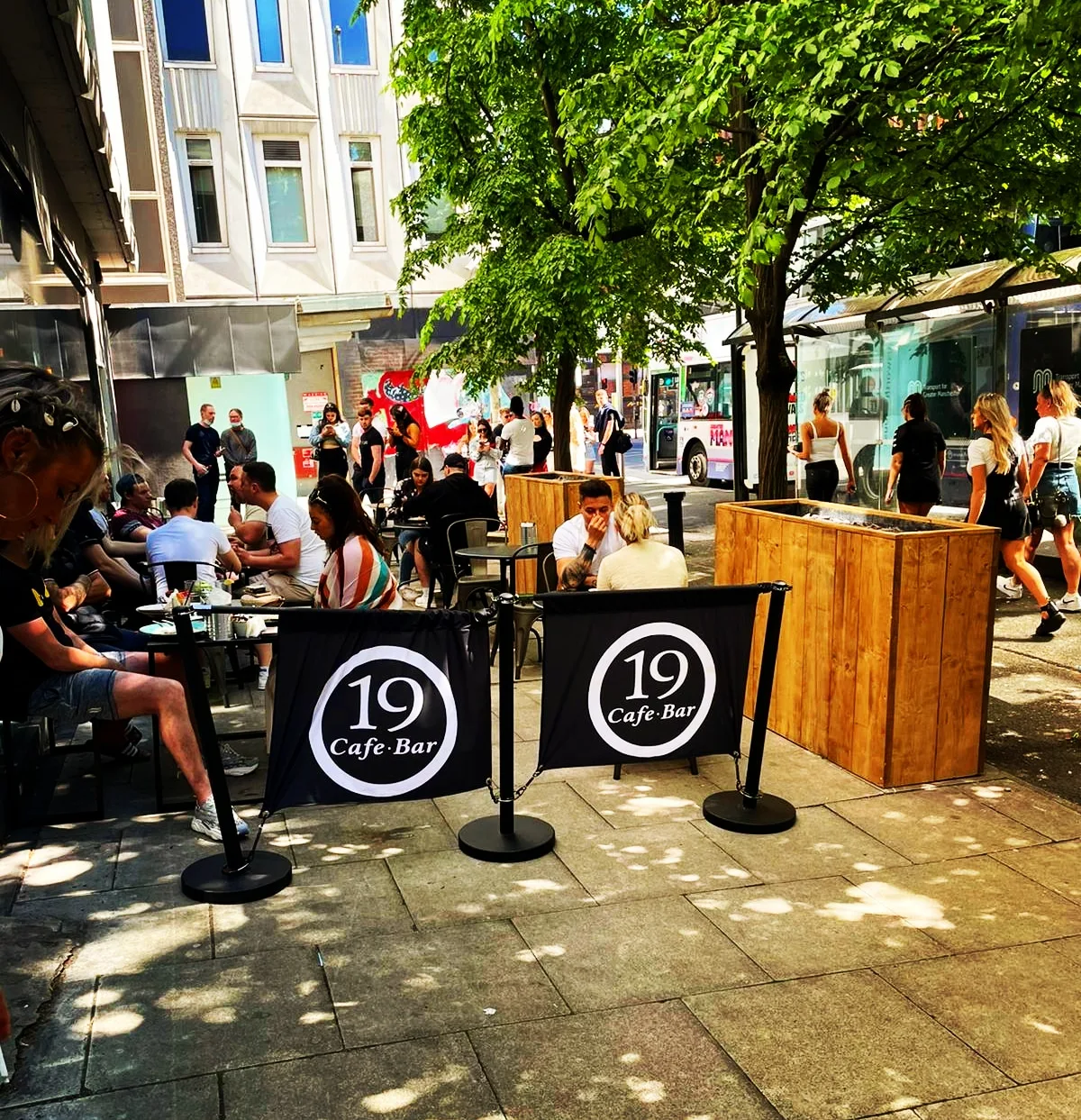 19 Cafe Bar in Manchester, specialty coffee cafe