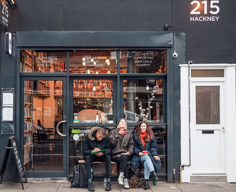 215 Hackney in London, specialty coffee cafe