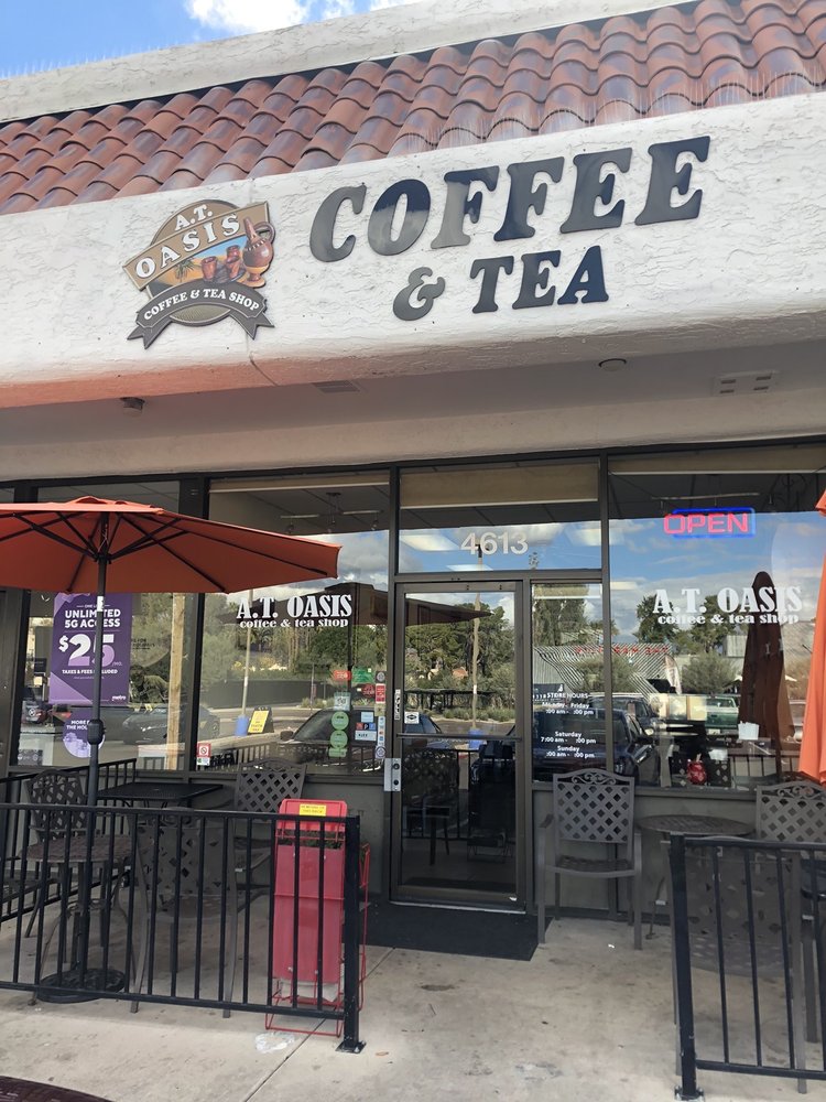 A T Oasis Coffee & Tea Shop in Phoenix — specialty coffee cafe