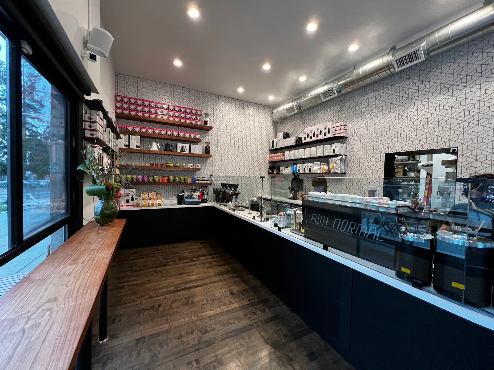 Ain't Normal Cafe in San Francisco, specialty coffee cafe