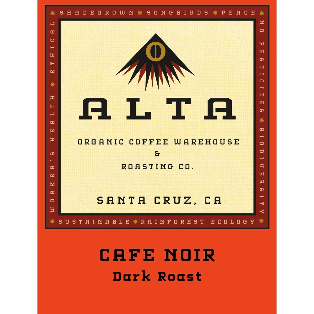 Alta Organic Coffee in Santa Cruz — specialty coffee roaster