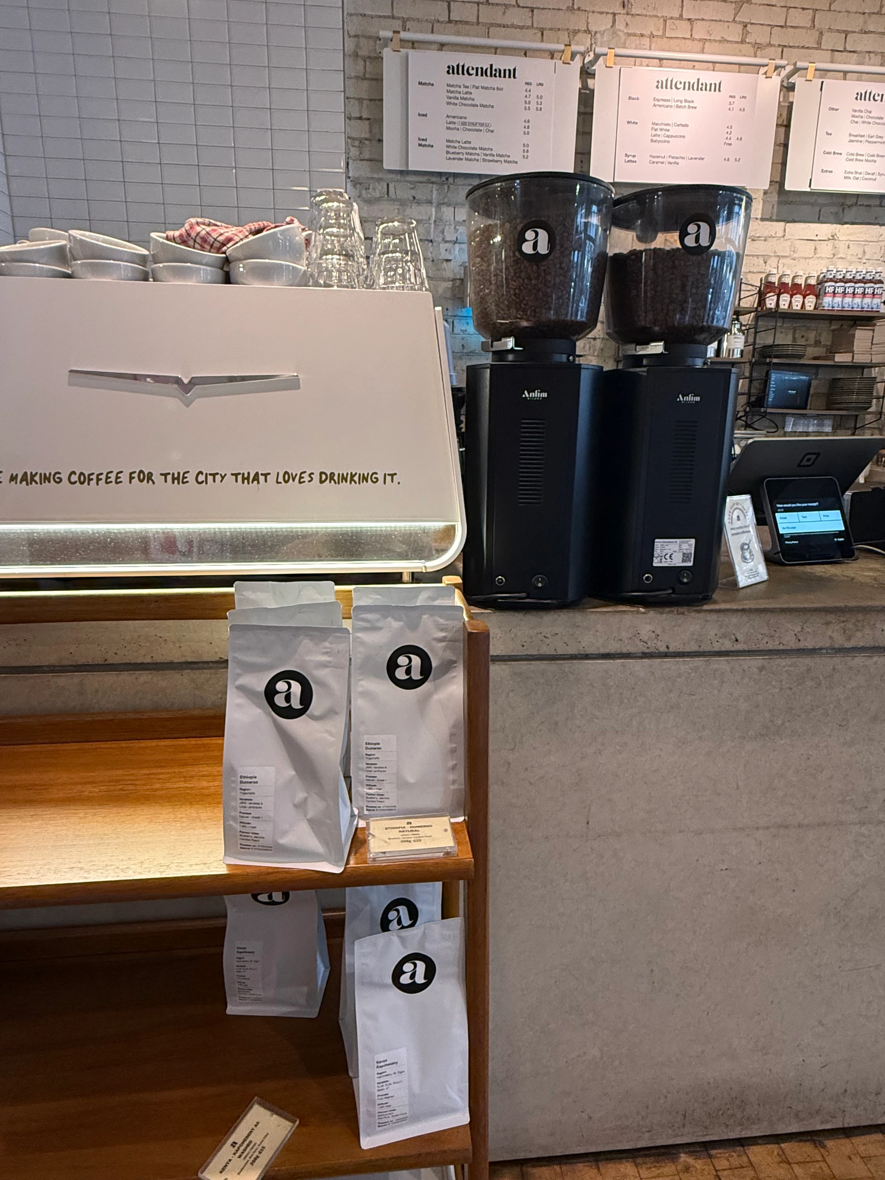 Attendant Coffee Roasters - Mayfair Mayfair branch detail 2