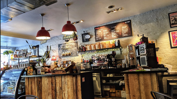 Baby's On Fire in Baltimore, specialty coffee cafe