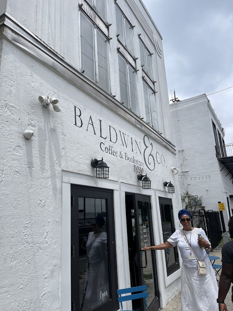 Baldwin & Co. coffee + bookstore in New Orleans, specialty coffee cafe