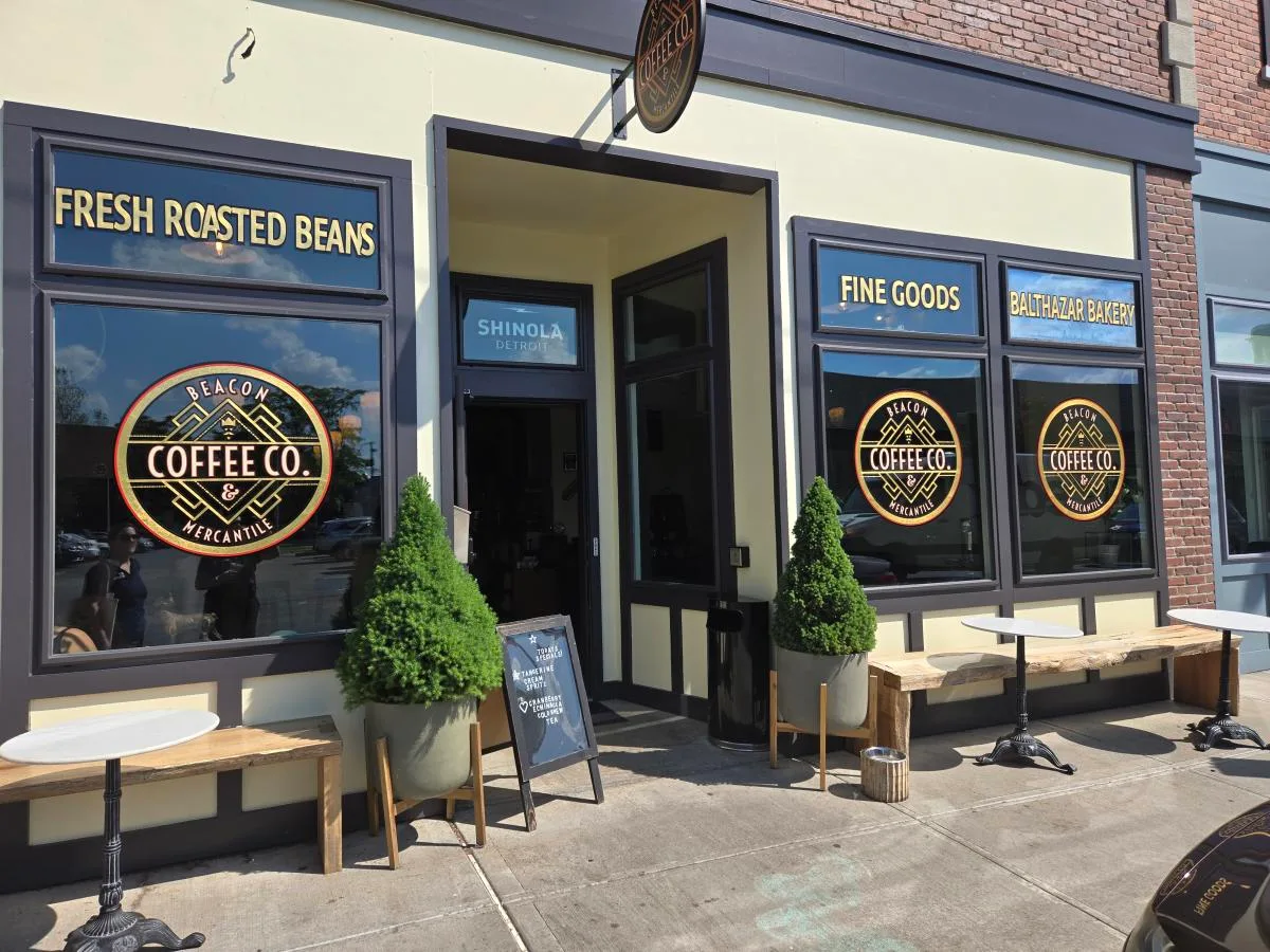 beacon coffee co. storefront with fresh roasted beans and fine goods signage displayed., beacon coffee company, inc., oxnard