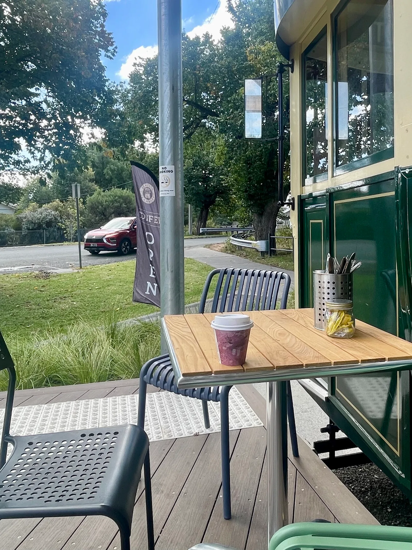 bendigo tram cafe, tram cafe in bendigo