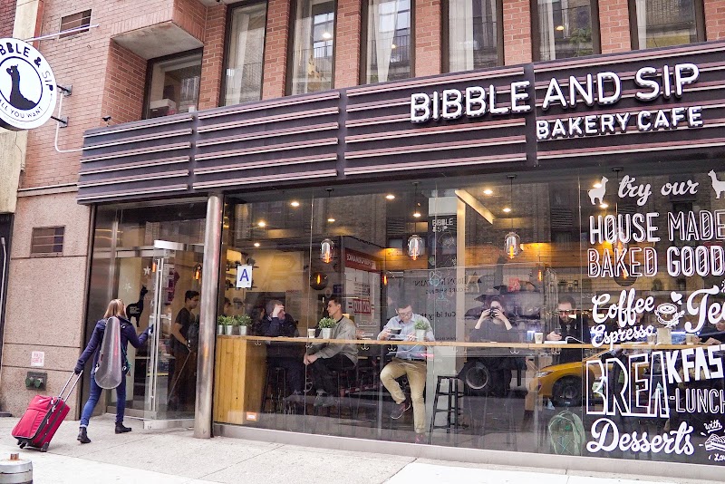 Bibble & Sip in New York City, specialty coffee cafe