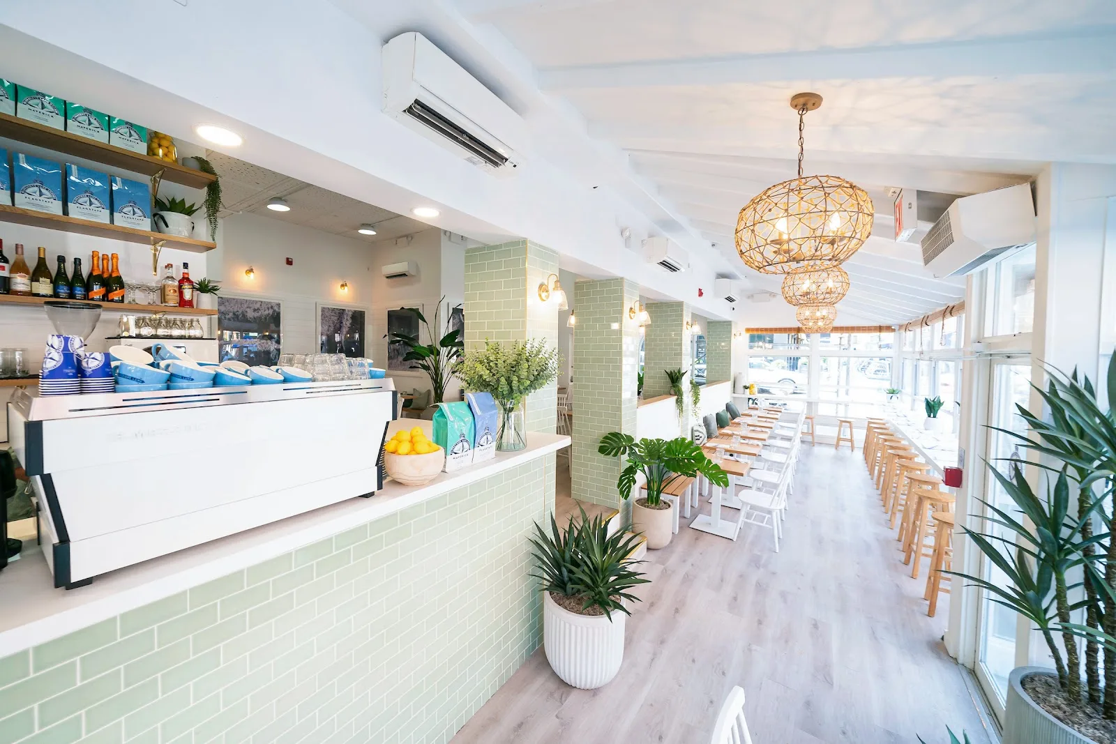 Bluestone Lane Tribeca Café in New York City, specialty coffee cafe
