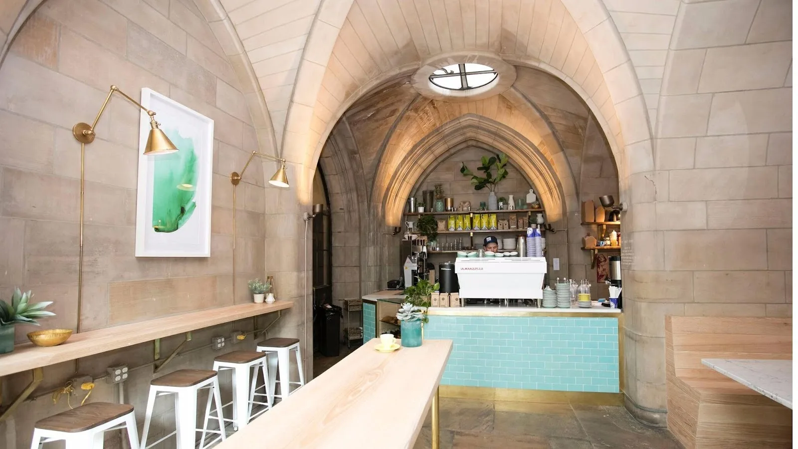Bluestone Lane Upper East Side Café in New York City, specialty coffee cafe