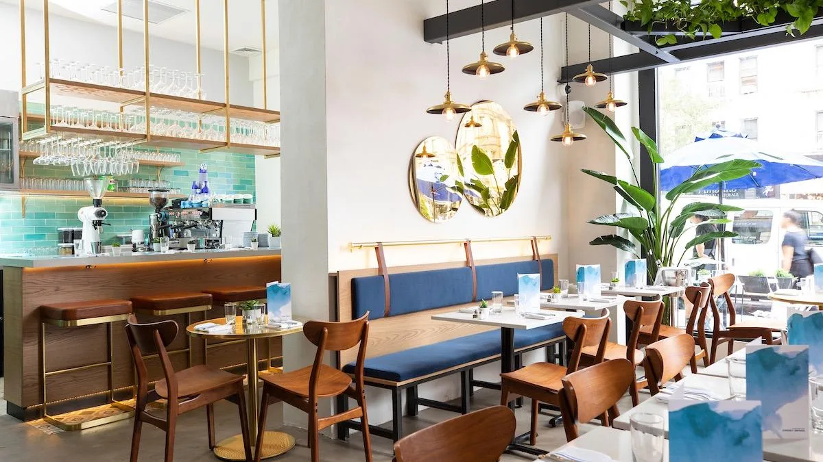 Bluestone Lane Upper West Side Café in New York City, specialty coffee cafe