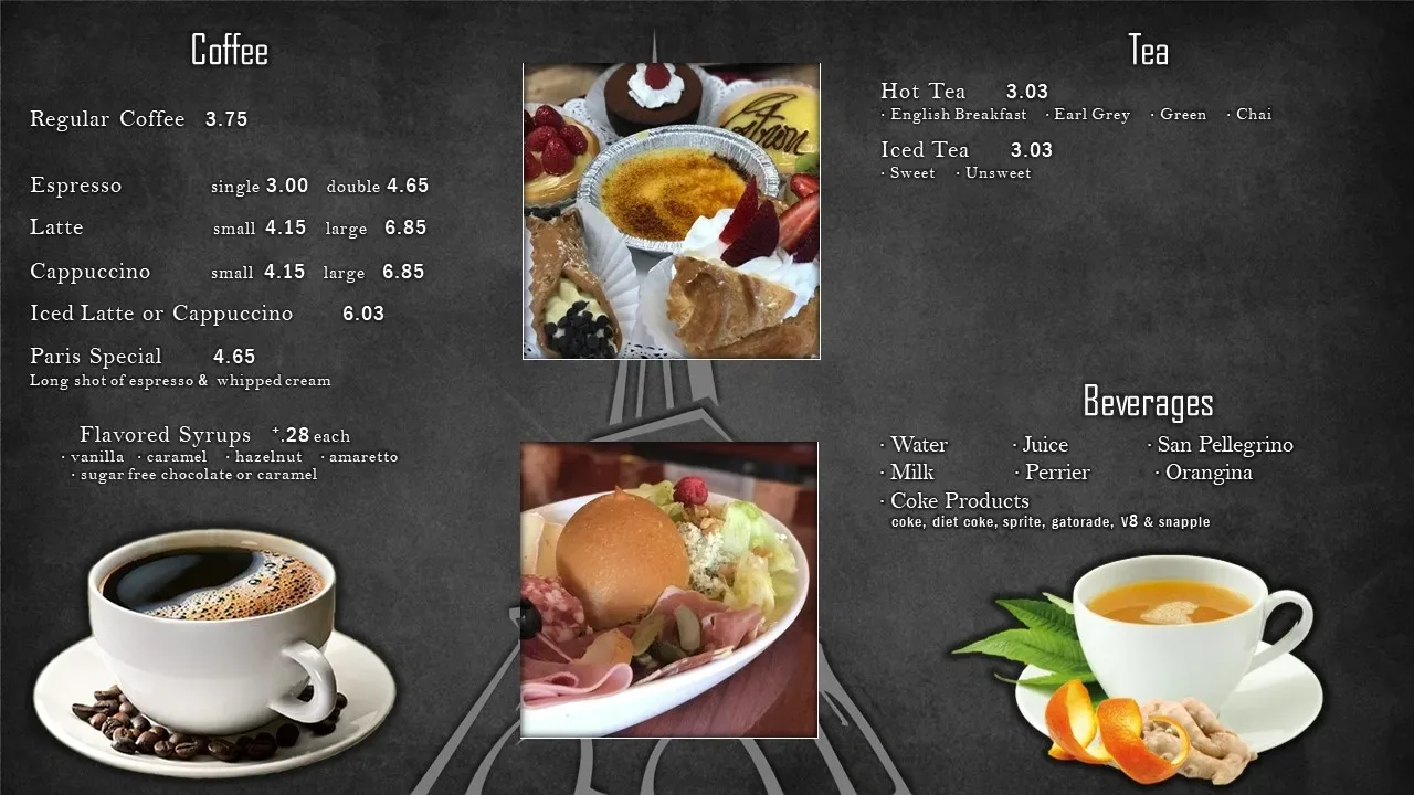 Cafe de Paris Bakery in Clearwater, specialty coffee cafe