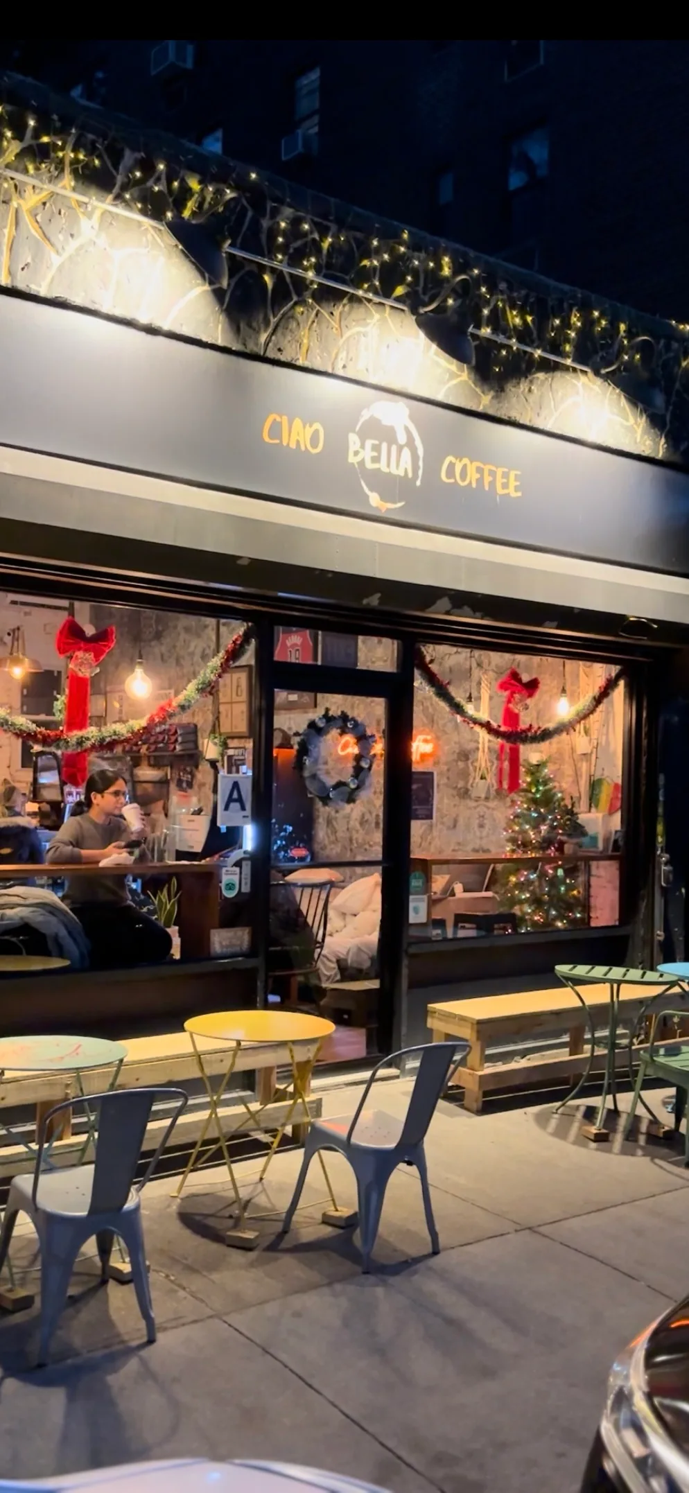 Ciao Bella Coffee in New York City, specialty coffee cafe