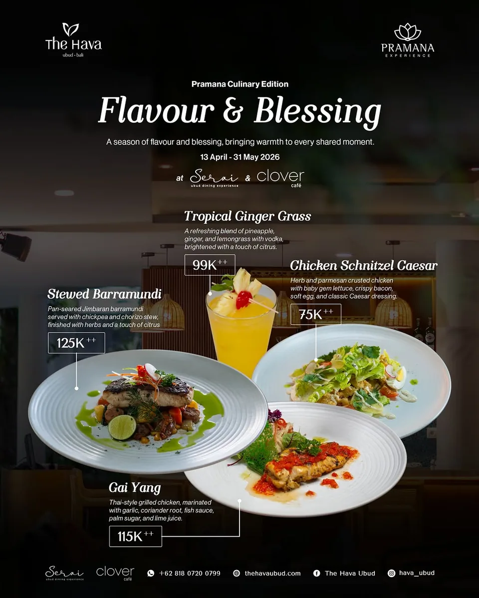 Clover Cafe at The Hava Ubud in Ubud — specialty coffee cafe