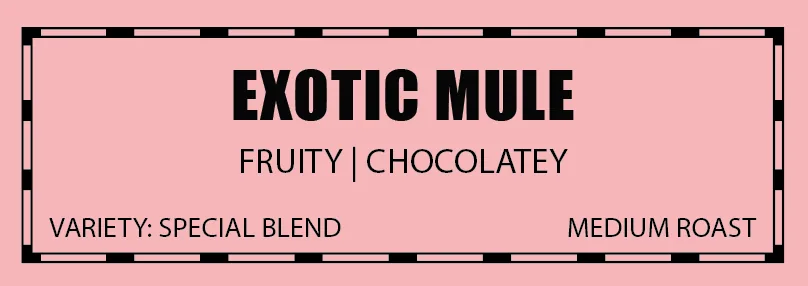 exotic mule coffee by la mulita coffee