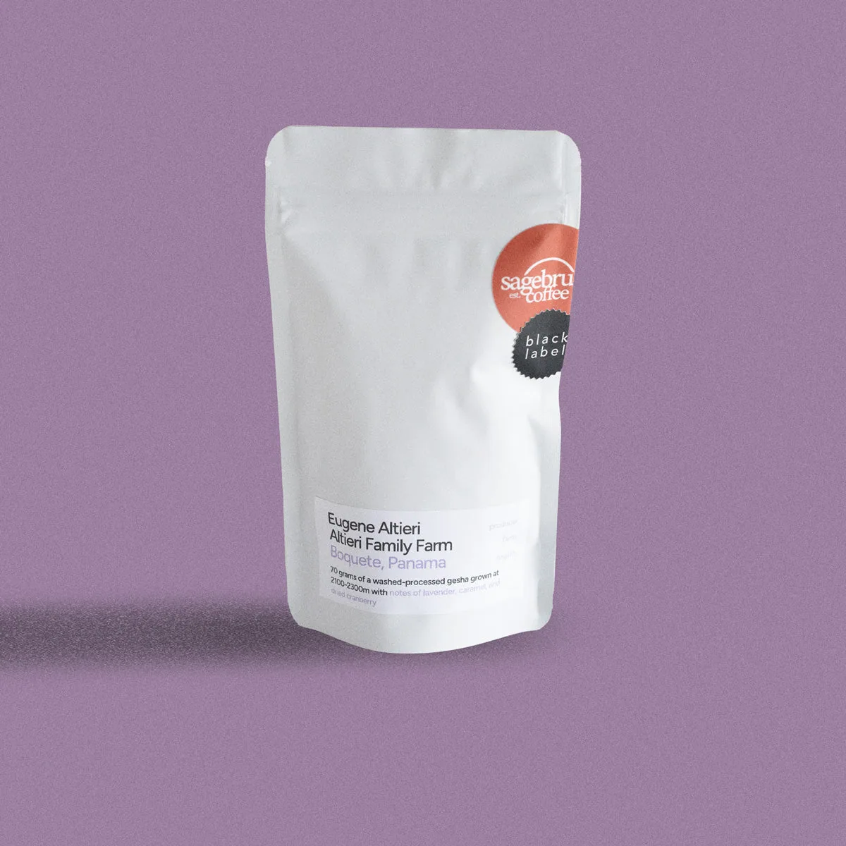 eugene altieri • washed-processed gesha coffee by sagebrush coffee shop & roastery