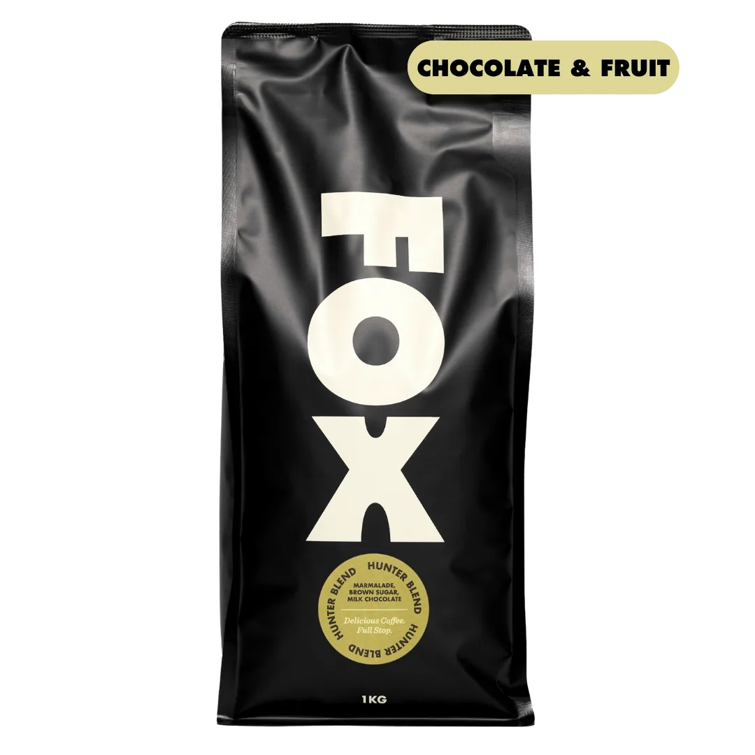 hunter blend coffee by fox coffee