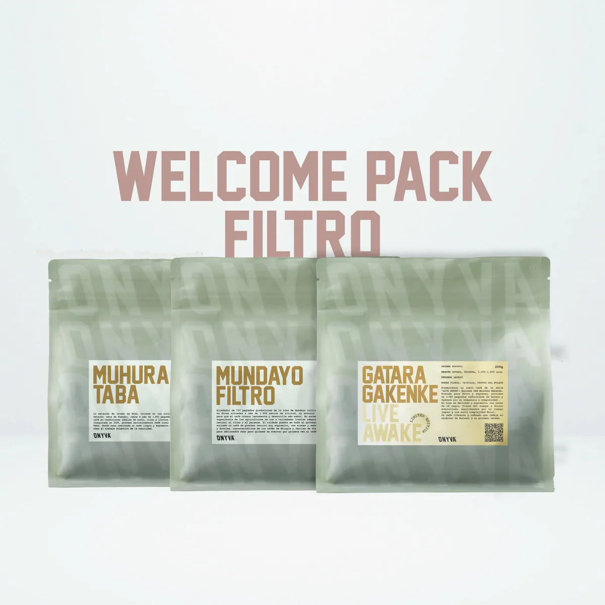 welcome pack - filtro coffee by onyva coffee gracia | speciality coffee