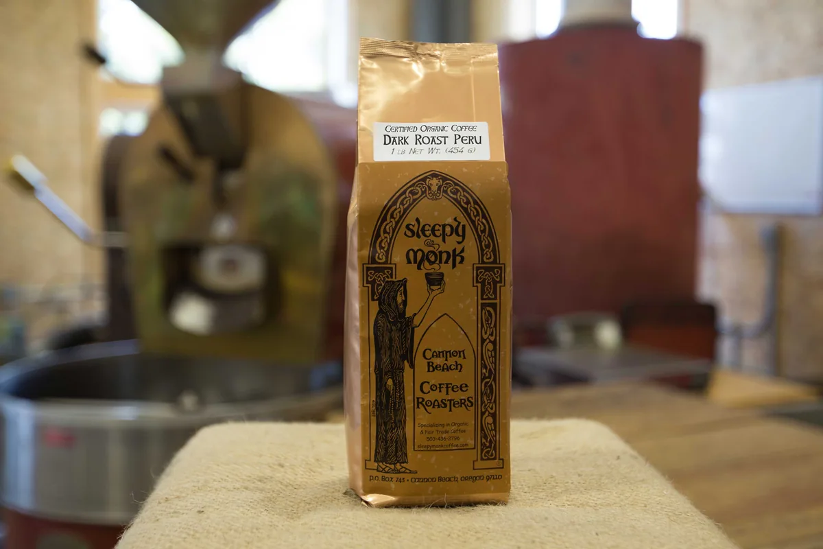 dark roast peru coffee by sleepy monk coffee roasters
