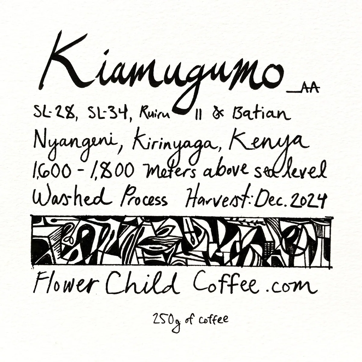kiamugumo - kenya + tanzania coffee by flower child