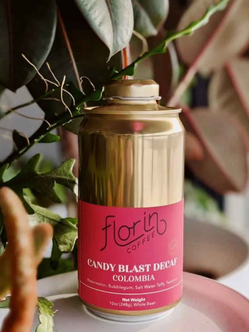 wholesale candy blast decaf colombia coffee by florin coffee