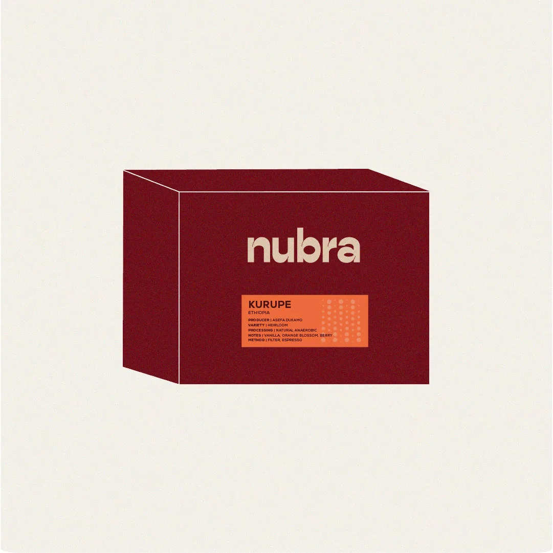 ethiopia kurupe - natural anaeróbico coffee by nubra coffee shop