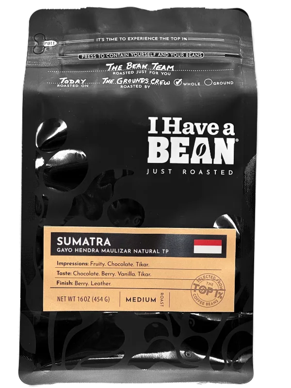 sumatra - gayo - hendra maulizar - natural tp coffee by i have a bean