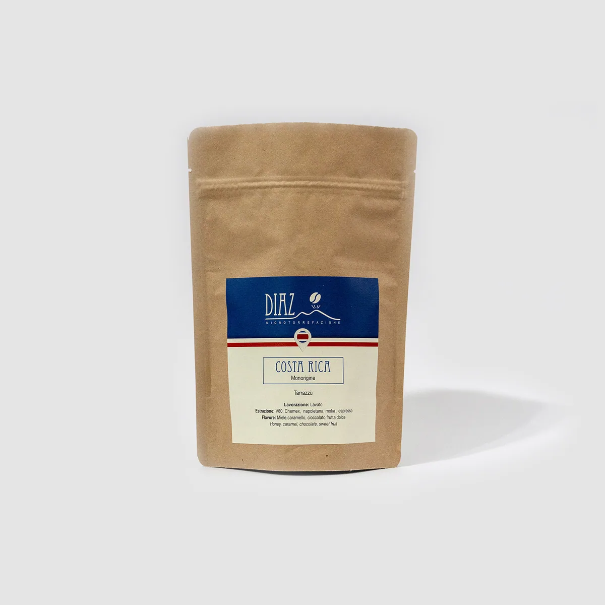 monorigine arabica costa rica tarrazzù 250gr - costa rica coffee by diaz microtorrefazione