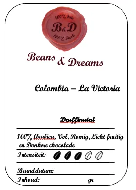 colombia decaf coffee by bean.bar