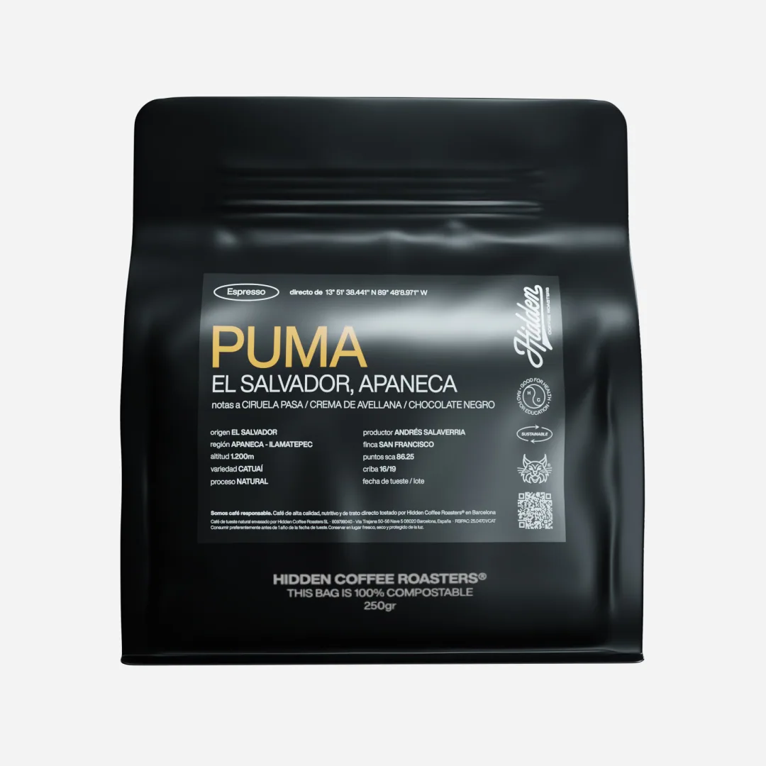 puma – el salvador coffee by hidden coffee roasters - el born