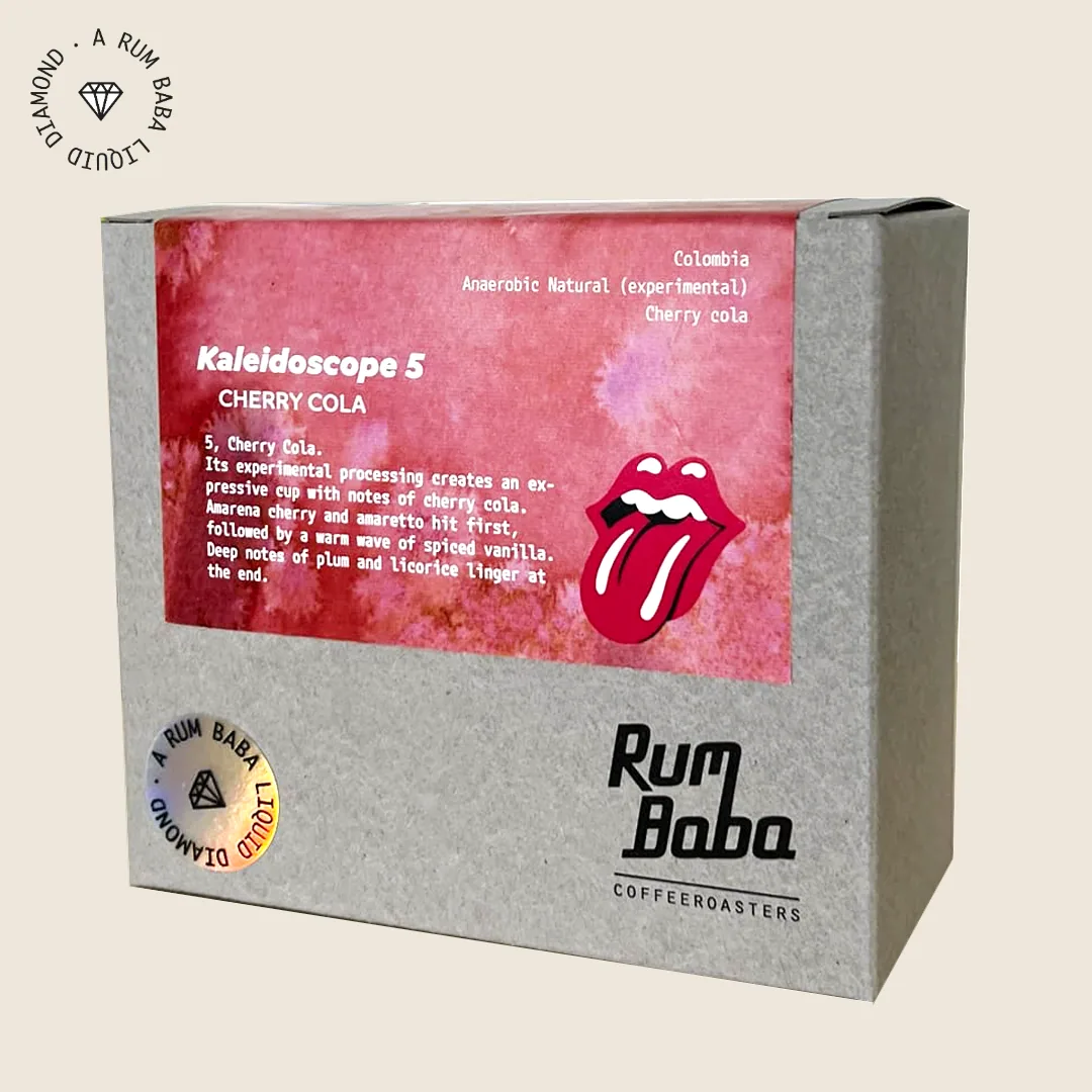 kaleidoscope 5 - cherry cola - colombia coffee by rumbaba