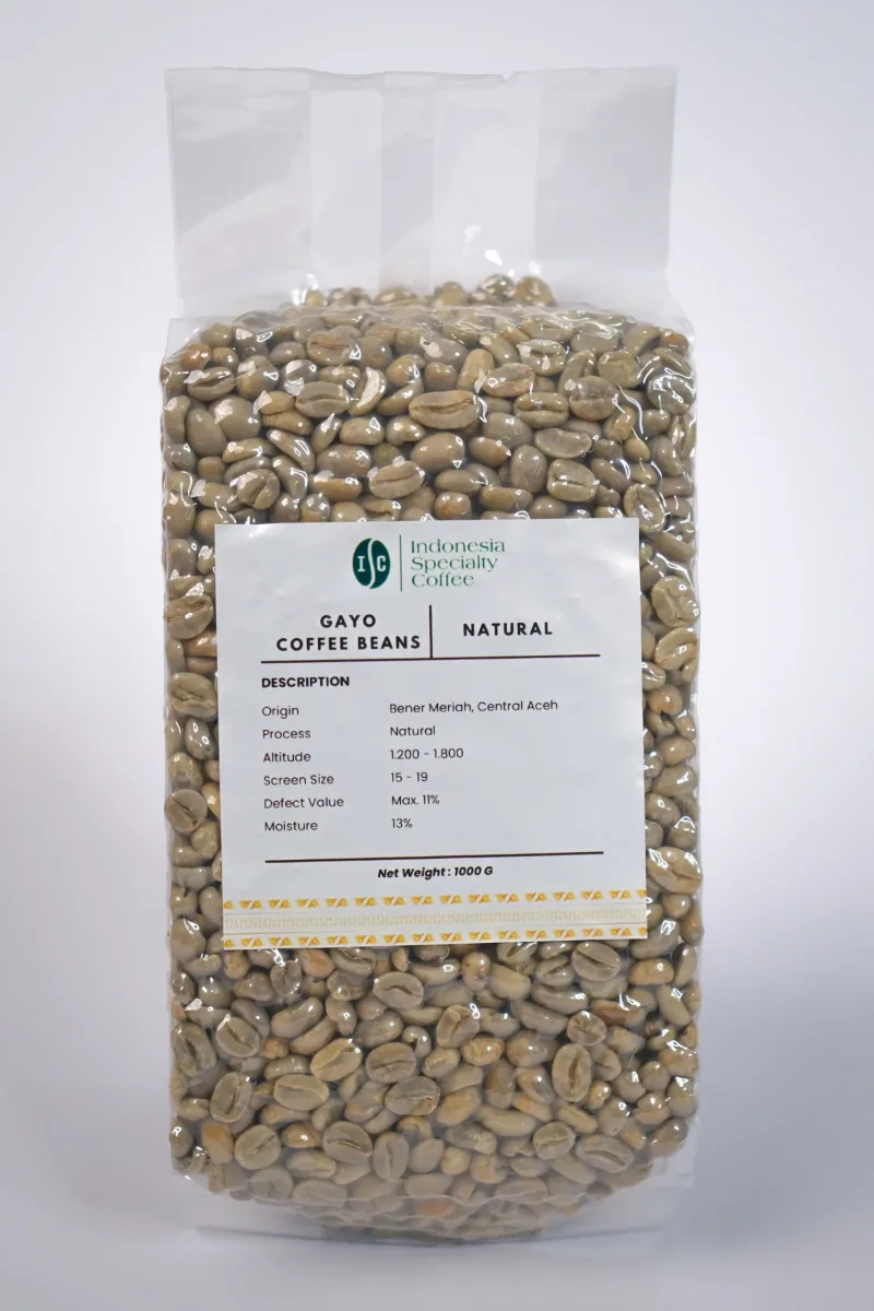 gayo natural green beans coffee - sumatra coffee by pt. indonesia specialty coffee