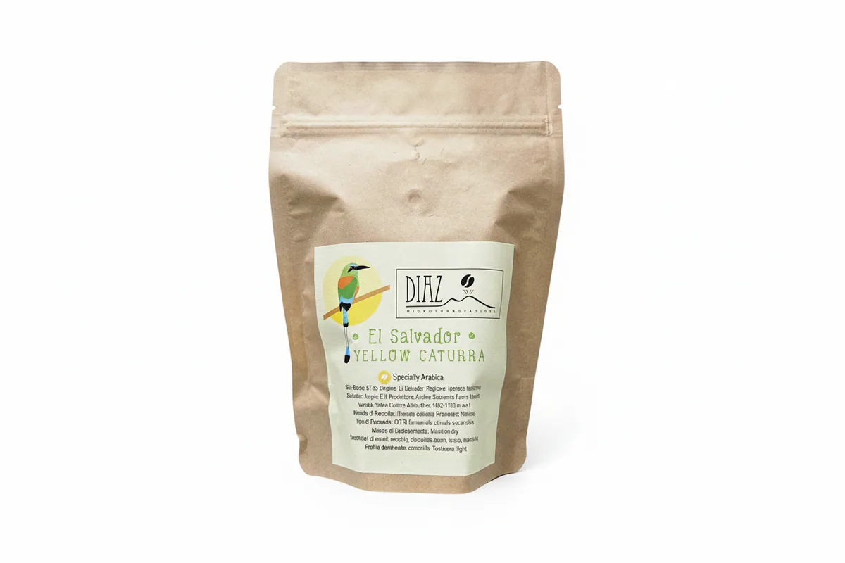el salvador yellow caturra - el salvador coffee by diaz microtorrefazione