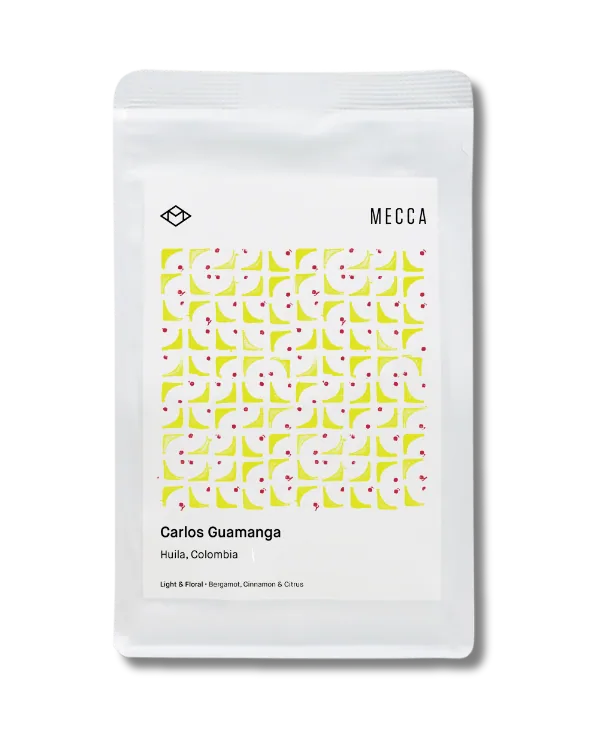 carlos guamanga pink bourbon coffee by mecca coffee - alexandria