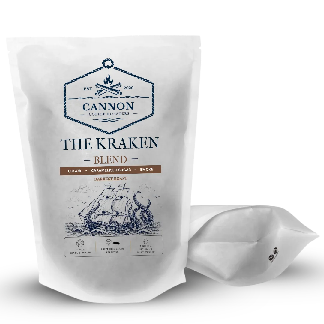 the kraken blend coffee by cannon coffee roasters