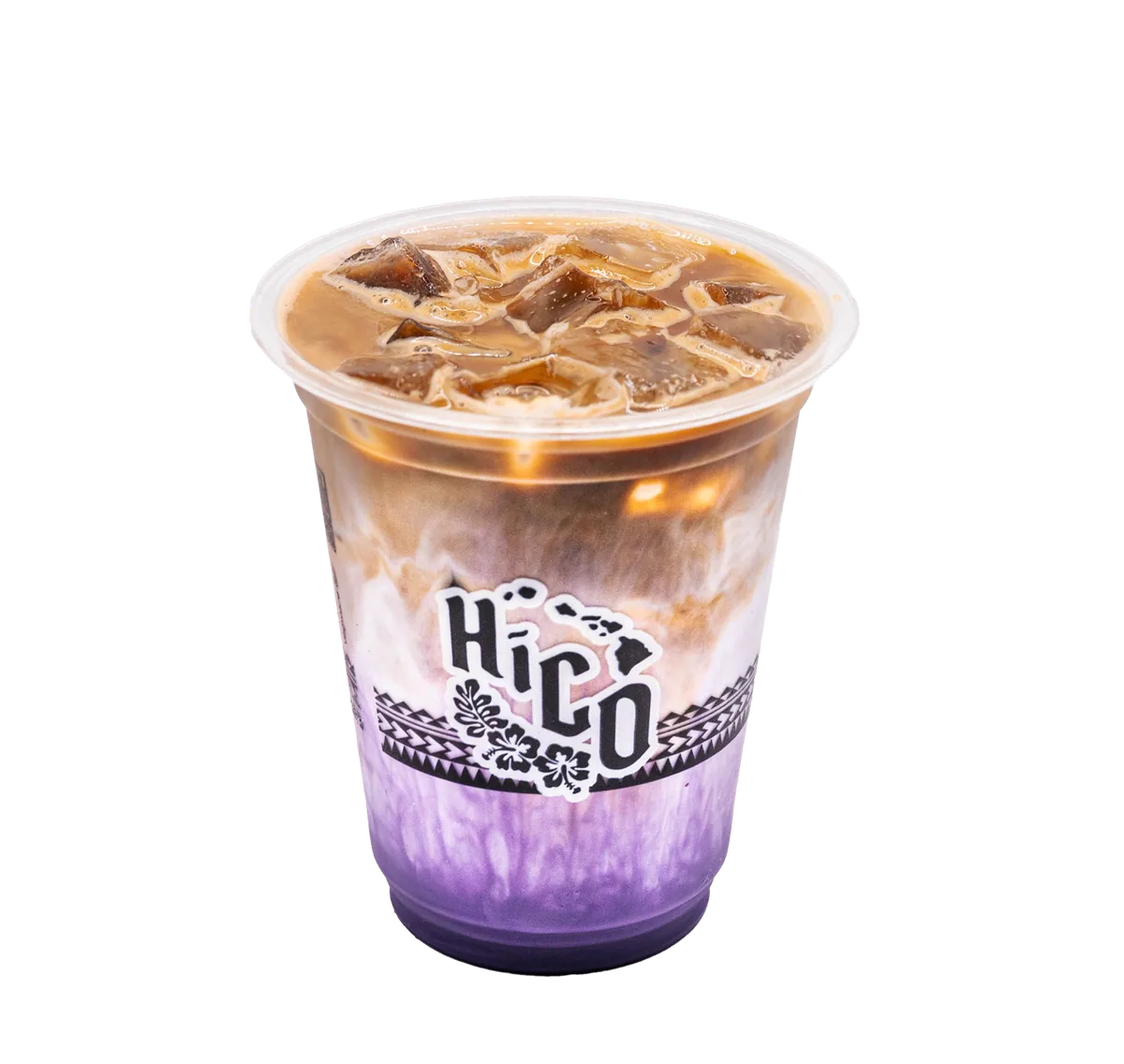 hico ube latte coffee by hico - hawaiian coffee