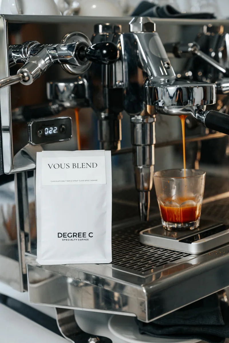 vous blend coffee by degree c cafe + roastery