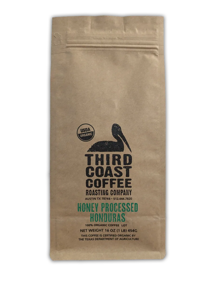 honey processed honduras coffee by third coast coffee