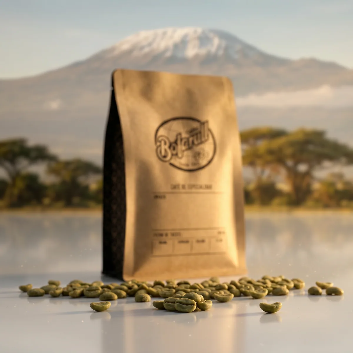 café verde tanzania kilimanjaro coffee by cafès bofarull - café de especialidad