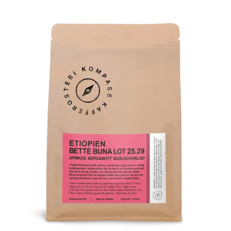 etiopien bette buna 250g - ethiopia coffee by kompass kafferosteri