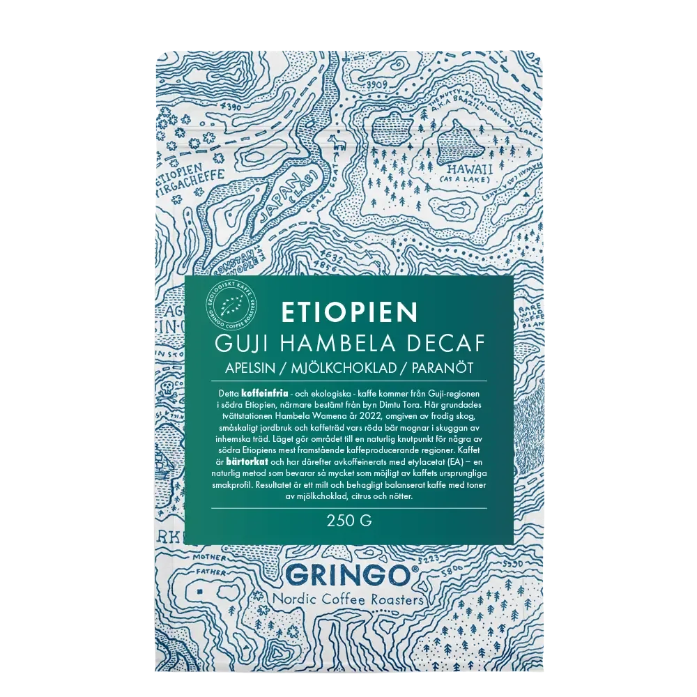 etiopien guji hambela decaf coffee by gringo nordic coffee roasters