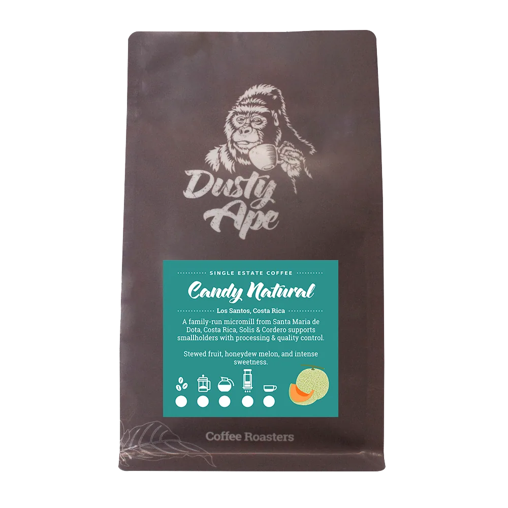 costa rica candy natural coffee by dusty ape coffee roastery & coffee bar