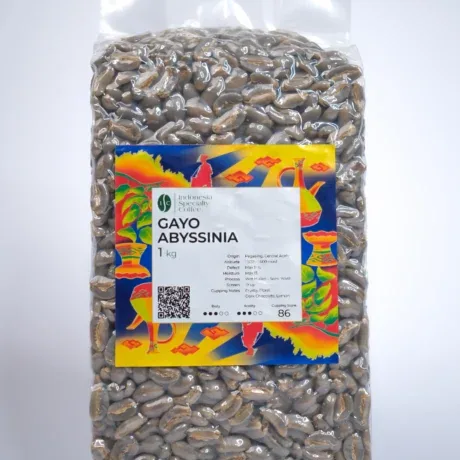 abyssinia green coffee beans - indonesia + sumatra coffee by pt. indonesia specialty coffee
