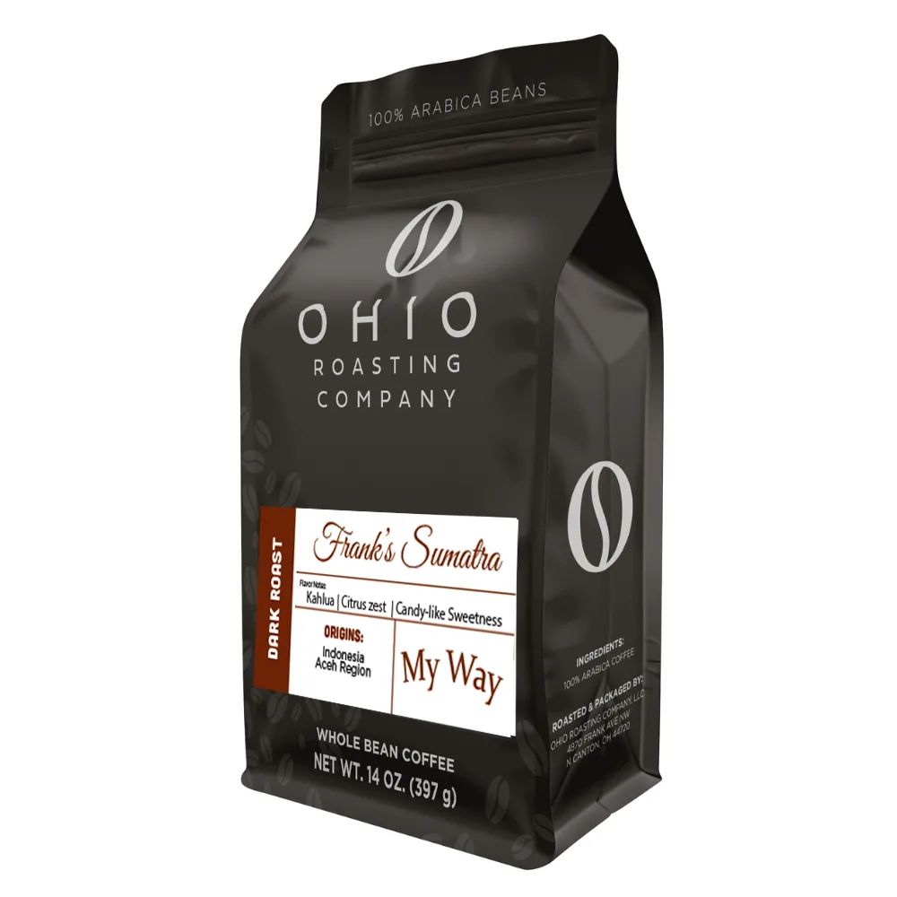 frank's sumatra coffee by ohio roasting company