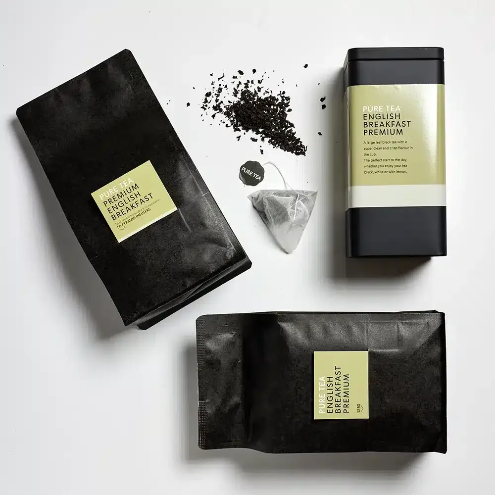 english breakfast premium coffee by leaf bean machine